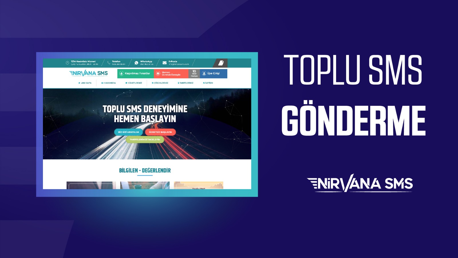 TOPLU SMS GÖNDERME